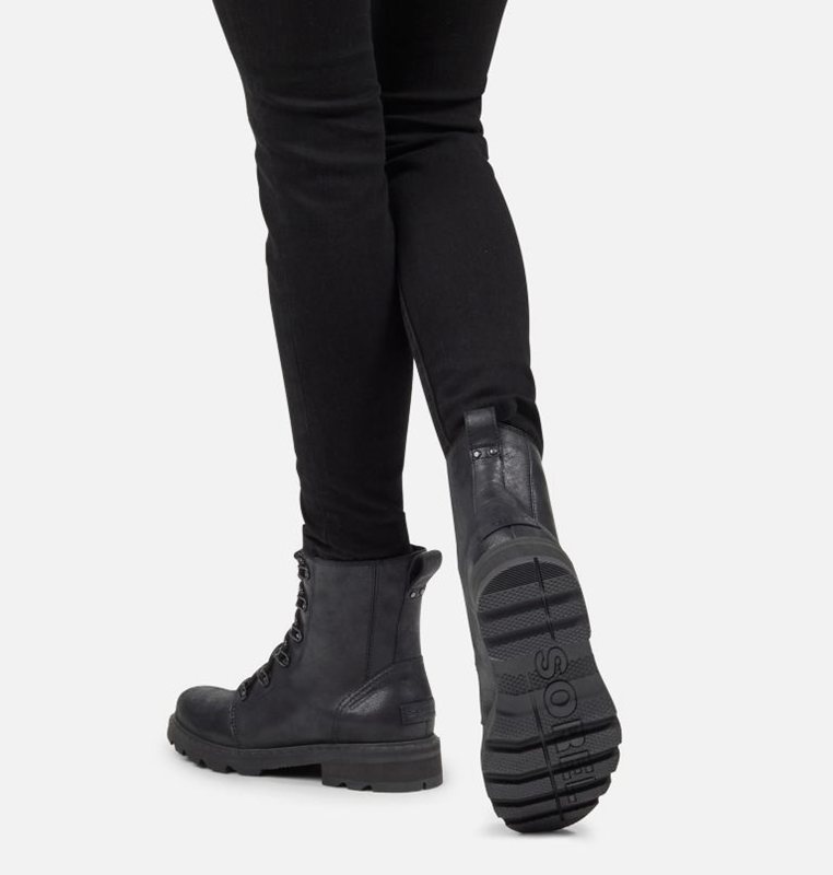 Botas De Agua Sorel Mujer - Lennox™ Lace Mid Negras - 56197-GXYB